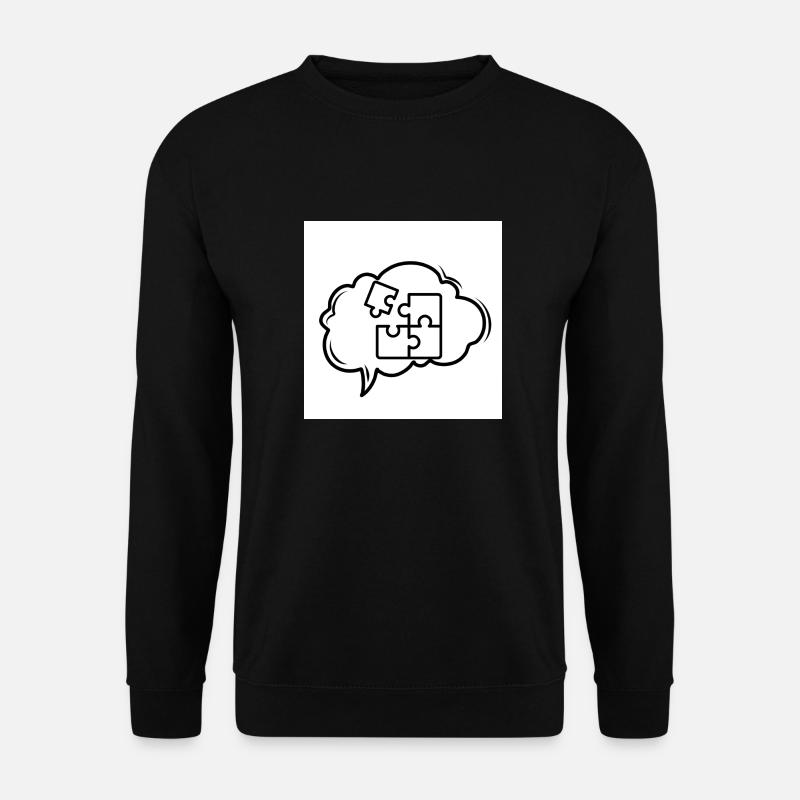 gedanken - Unisex Pullover - Schwarz