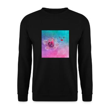 1694264464823 JPEG - Unisex Pullover - Schwarz - Vorne - Alina (178cm) & Michal (187cm)