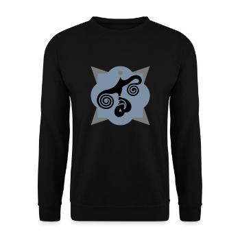 Nous. Notre amour : Un bébé nous donne un avenir. - Sweat-shirt Unisexe - noir - Devant - Alina (178cm) & Michal (187cm)