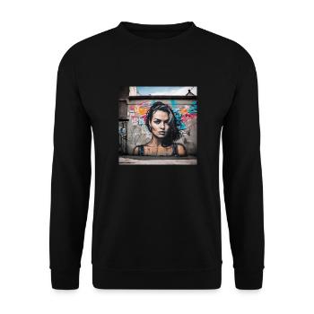 Femme Artistry - Unisex Pullover - Schwarz - Vorne - Alina (178cm) & Michal (187cm)
