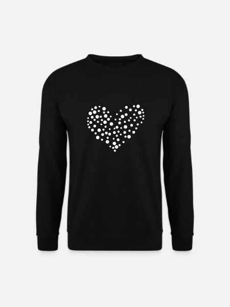 Heart Points Love - Unisex Sweatshirt - black