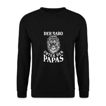 Covjek Mit Legenda - Bosanac Bosna Bosnien - Unisex Pullover - Schwarz - Vorne - Alina (178cm) & Michal (187cm)