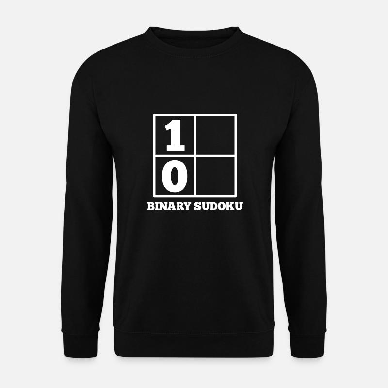 binär Sudoku - Unisex Pullover - Schwarz