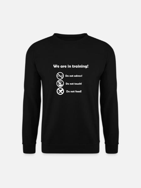 We are in training! - Unisex Pullover - Schwarz