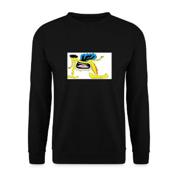 Guirlande - Sweat-shirt Unisexe - noir - Devant - Alina (178cm) & Michal (187cm)