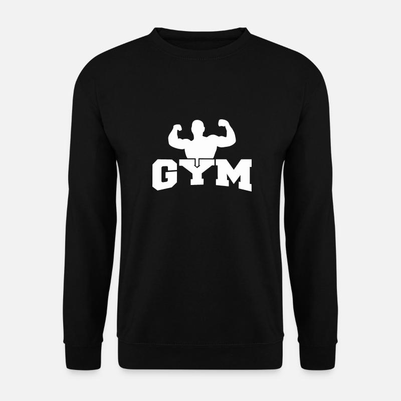 Gym Training Muscles - Unisex Sweatshirt - black