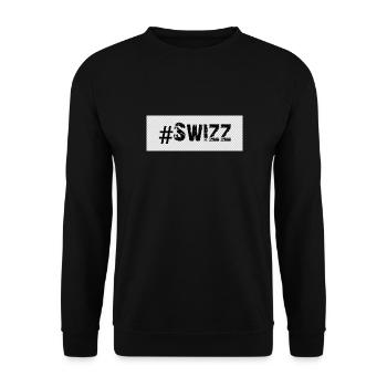 Swizz - Unisex Sweatshirt - black - Front - Alina (178cm) & Michal (187cm)