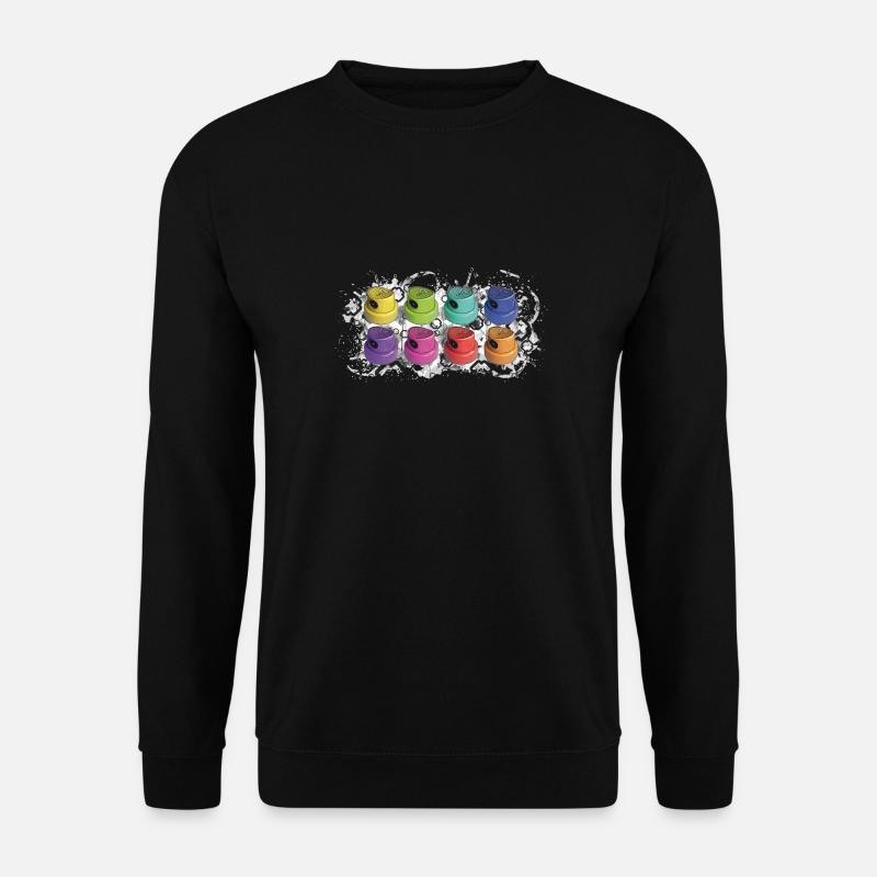 Fatcaps white - Unisex Sweatshirt - black
