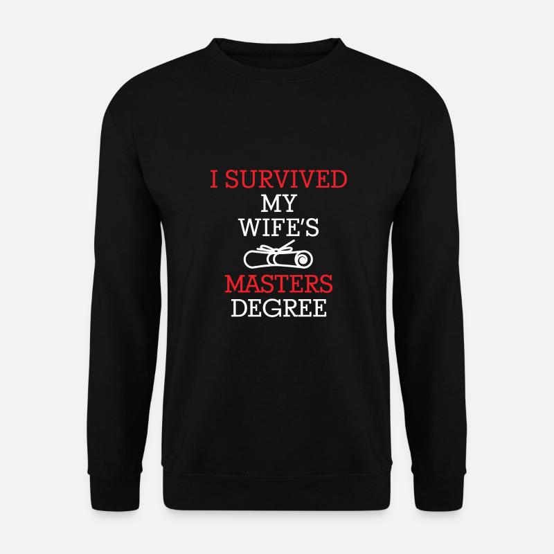 Master Abschluss - Unisex Pullover - Schwarz