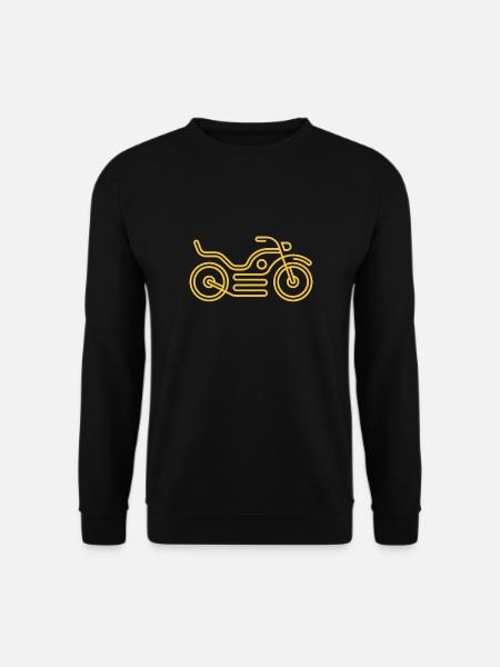 Motorrad Logo Gold - Unisex Pullover - Schwarz