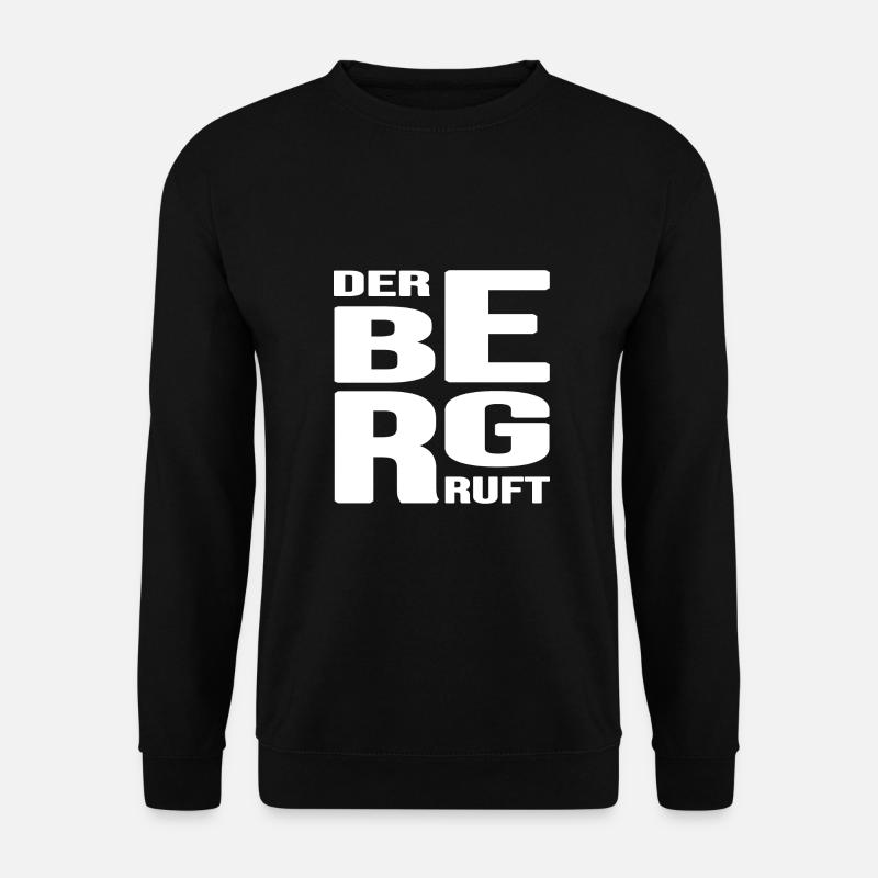 Bergsteiger Seilschaft Bergwandern Bergfex - Unisex Pullover - Schwarz