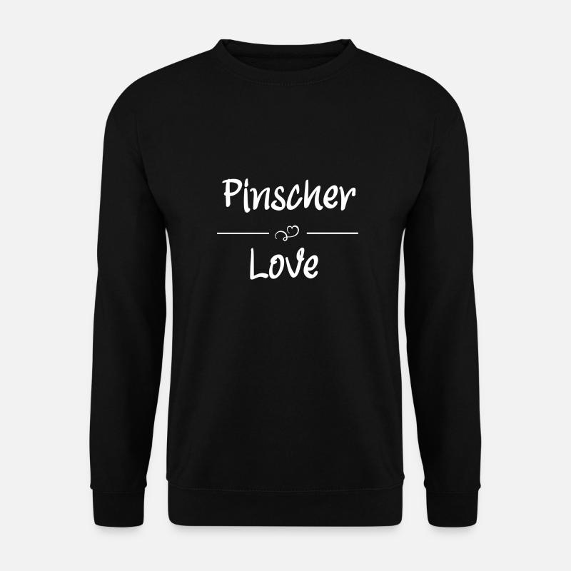Pinscher Love - Unisex Pullover - Schwarz