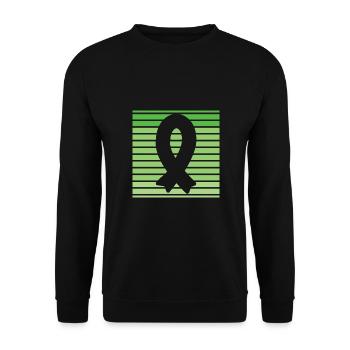 Cancer Graphic Cancer Defeated Cancer Survivor Leu - Unisex Pullover - Schwarz - Vorne - Alina (178cm) & Michal (187cm)