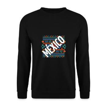 Mexique mignon et bien-aimé - Sweat-shirt Unisexe - noir - Devant - Alina (178cm) & Michal (187cm)