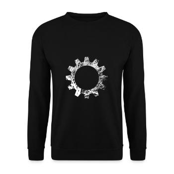 Gothic, EBM, Industrial - Unisex Pullover - Schwarz - Vorne - Alina (178cm) & Michal (187cm)