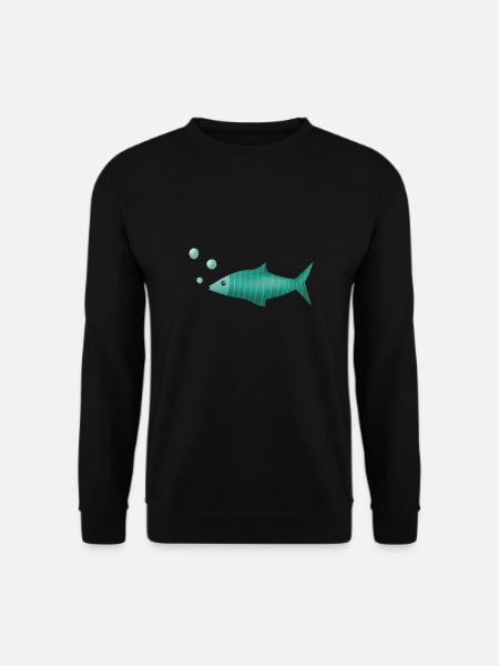 Poisson Fish - Sweat-shirt Unisexe - noir