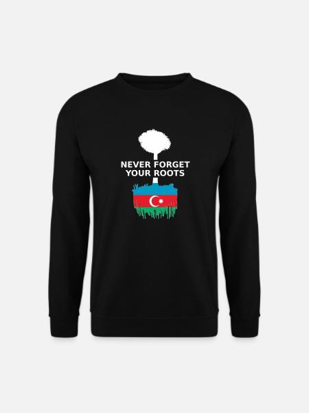 Azerbaïdjan Azerbaijan Roots - Sweat-shirt Unisexe - noir