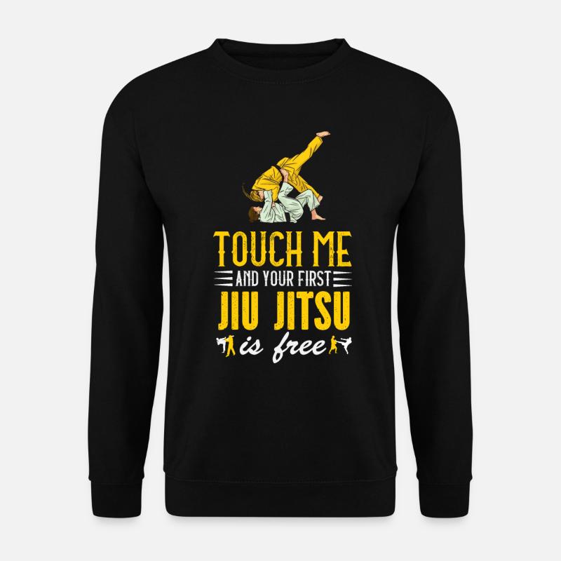 First Jiu Jitsu lesson - Unisex Sweatshirt - black