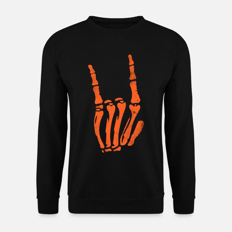 Skeleton Hand - Unisex Sweatshirt - black
