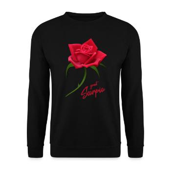 Scorpion grand scorpion Skorpion - Sweat-shirt Unisexe - noir - Devant - Alina (178cm) & Michal (187cm)