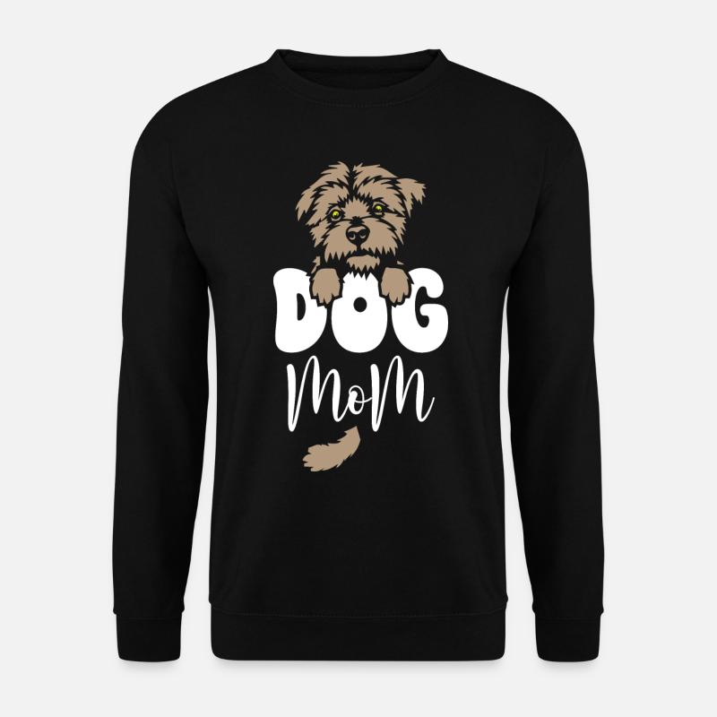 Dog Mom - Unisex Pullover - Schwarz