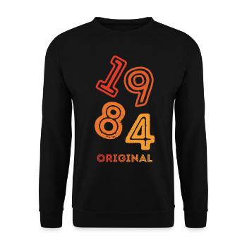 1984 Original - Sweat-shirt Unisexe - noir - Devant - Alina (178cm) & Michal (187cm)