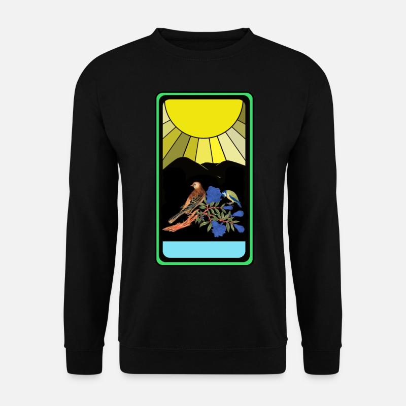 Sun, Nature, Bird - Unisex Sweatshirt - black