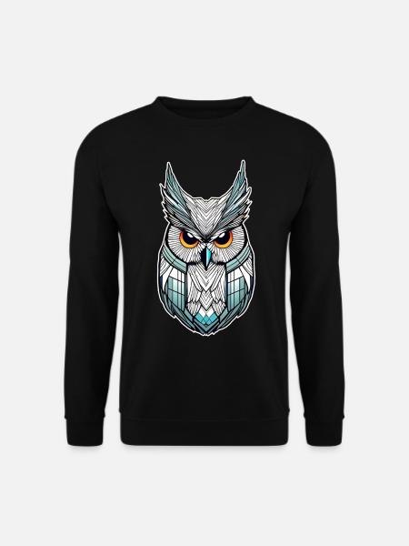 Cool Owl Icon - Unisex Sweatshirt - black