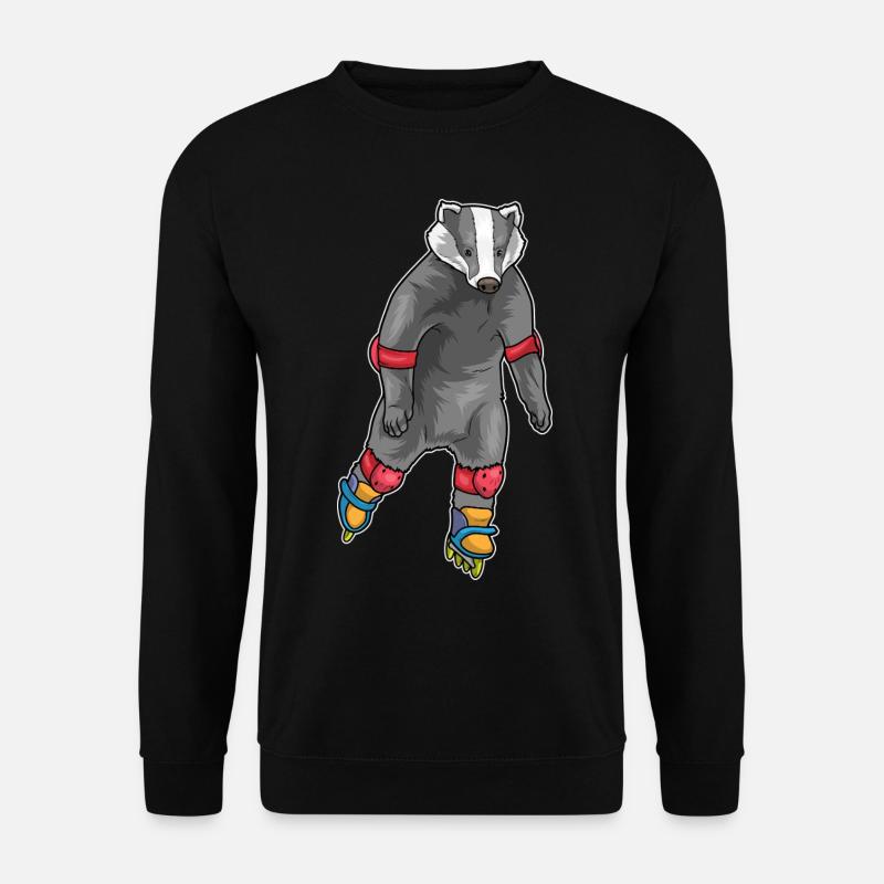 Badger Inline skating Inline skates - Unisex Sweatshirt - black