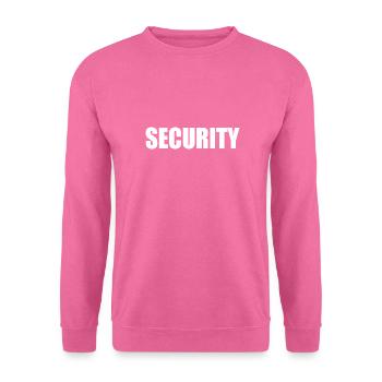 Security - Unisex Sweatshirt - pink - Front