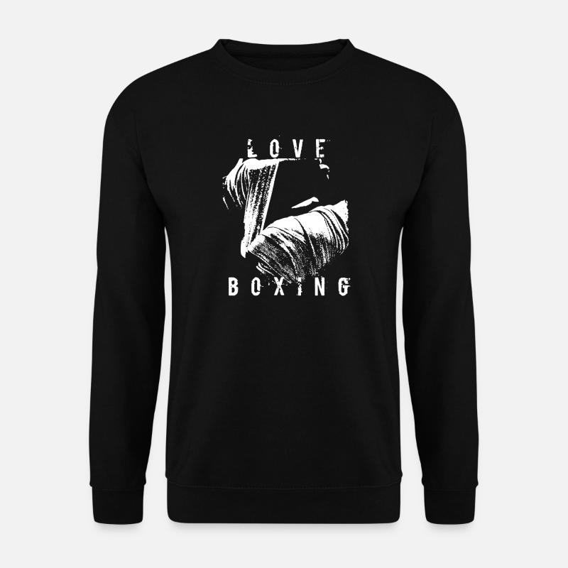 Liebe Boxing T-Shirt - Unisex Pullover - Schwarz