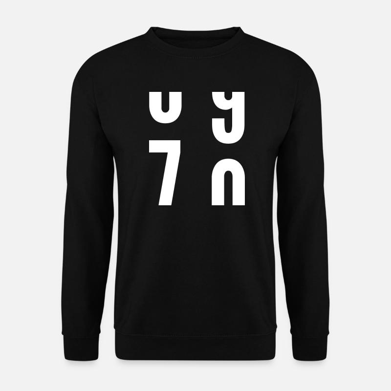 70 Jahre alt - Unisex Pullover - Schwarz