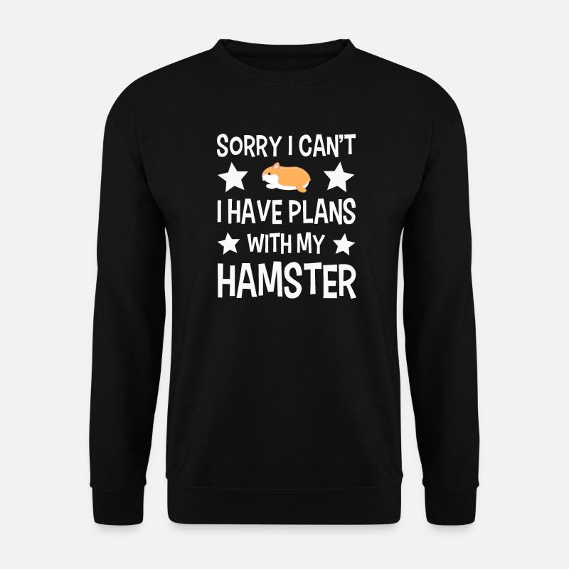 Hamster - Unisex Pullover - Schwarz