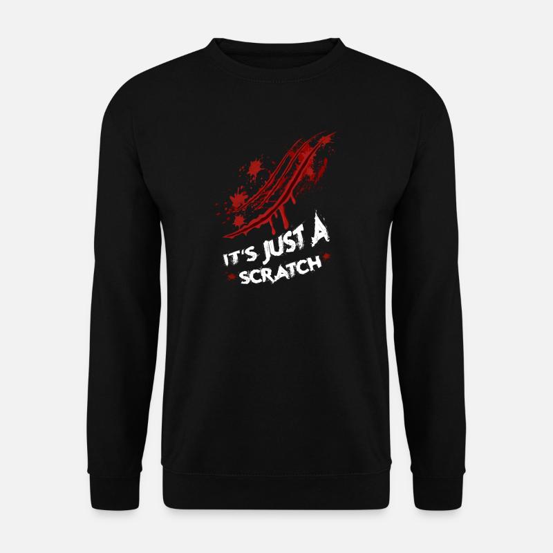 Halloween Kratzspur - Unisex Pullover - Schwarz