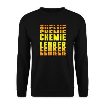 Chemielehrer - Unisex Pullover - Schwarz - Vorne - Alina (178cm) & Michal (187cm)