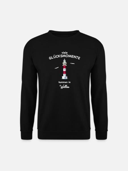 Teneriffa, Leuchtturm Punta de Tuna, Glücksmomente - Unisex Pullover - Schwarz