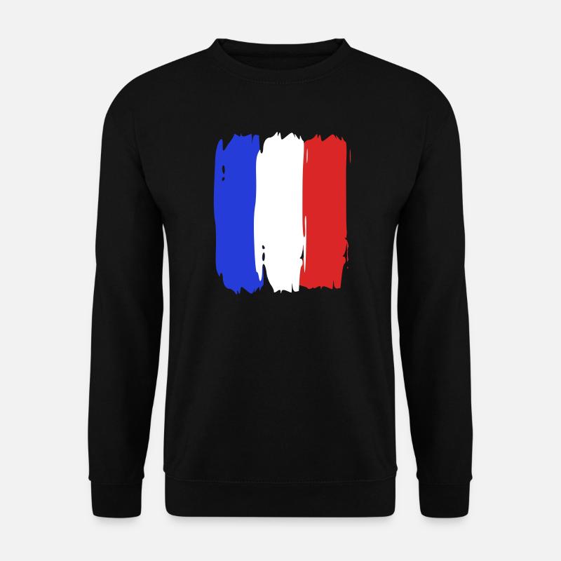 Fahne Frankreich Tricolore - Unisex Pullover - Schwarz