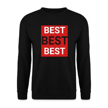 Bester - Unisex Pullover - Schwarz - Vorne - Alina (178cm) & Michal (187cm)