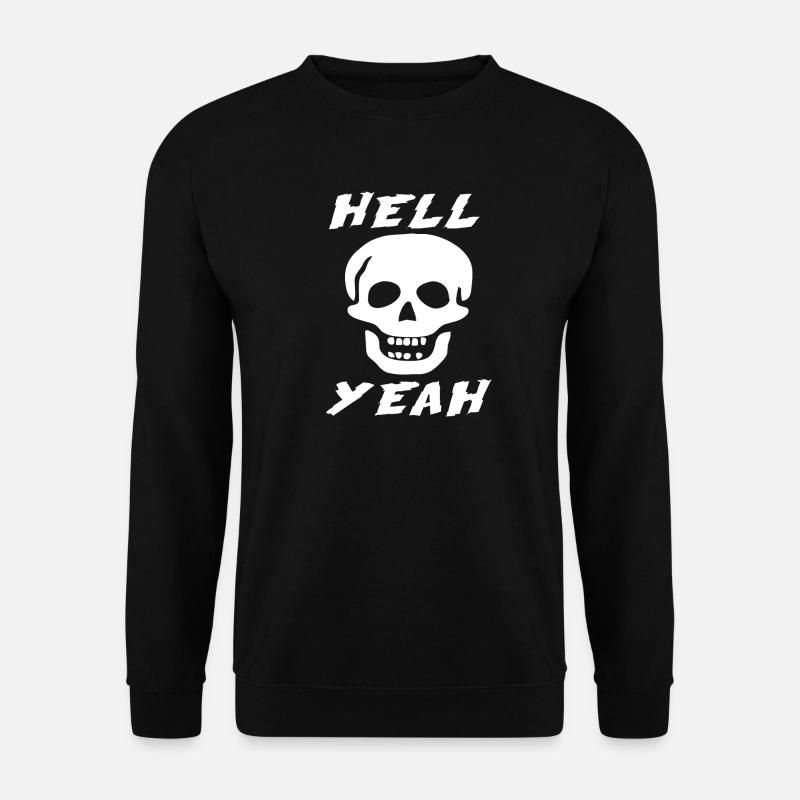 Stone Cold skull hell yeah - Unisex Sweatshirt - black