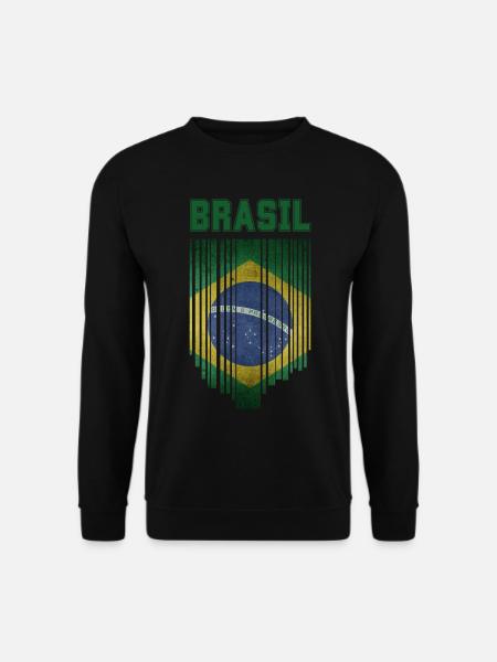 Brazilian flag, Brazilian pride - Unisex Sweatshirt - black