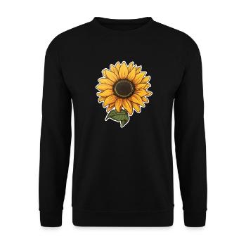 Tournesol - Sweat-shirt Unisexe - noir - Devant - Alina (178cm) & Michal (187cm)