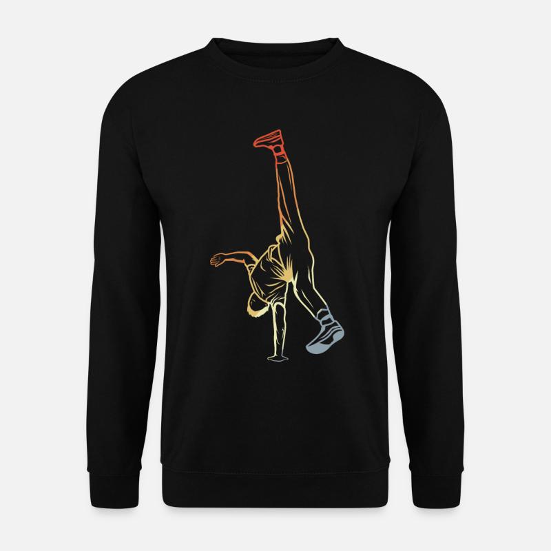 B-Boy Vintage Look - Unisex Pullover - Schwarz