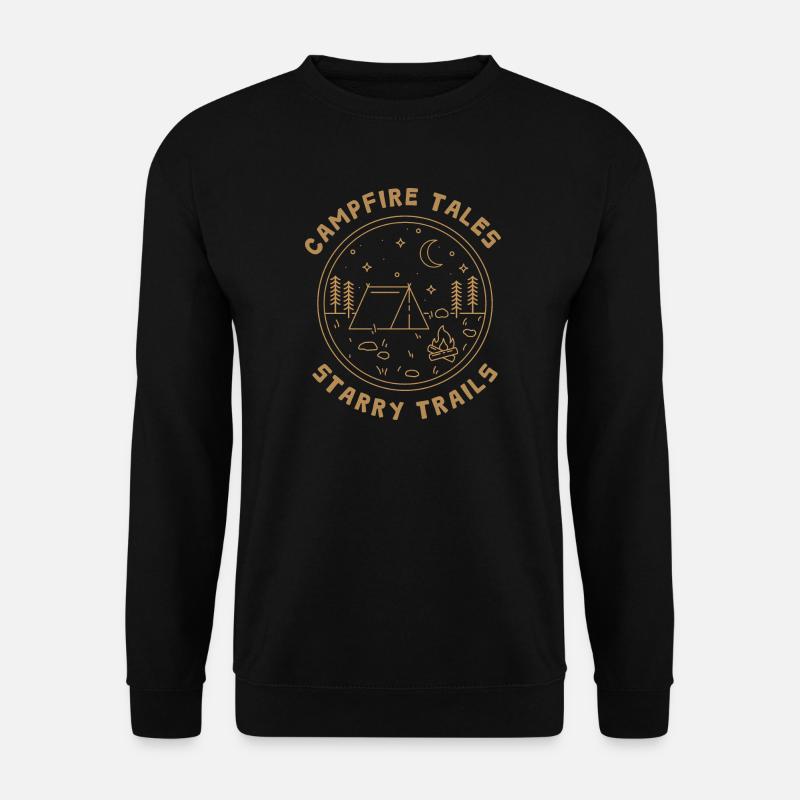 Tales Starry Trails Campingplatz - Unisex Pullover - Schwarz