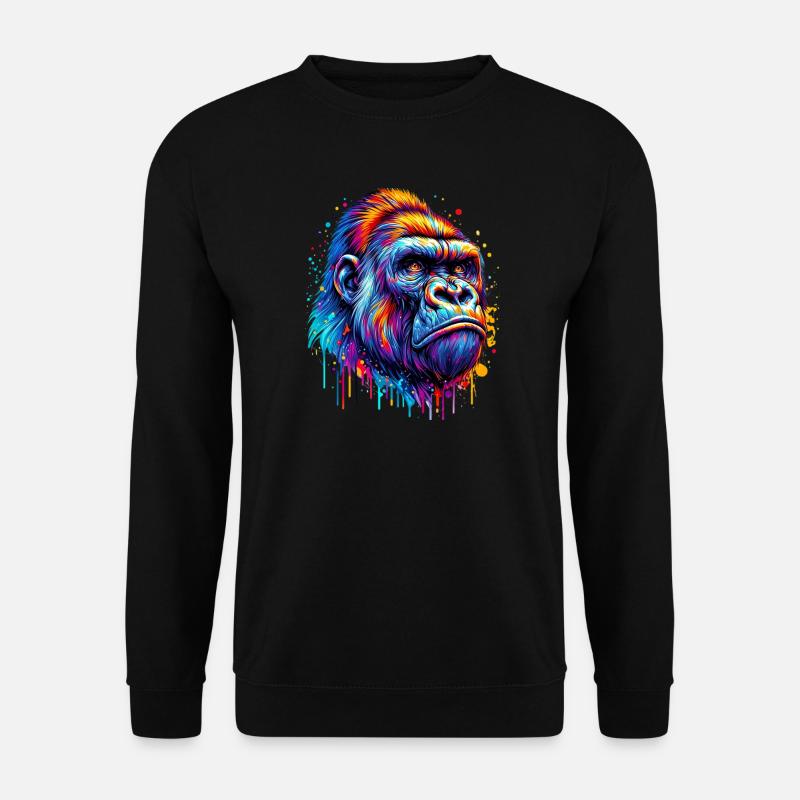 Gorilla - Unisex Pullover - Schwarz