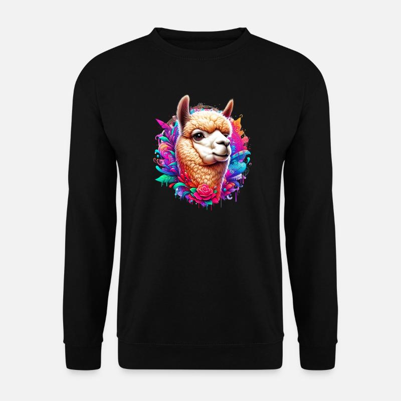 Alpaca - Unisex Sweatshirt - black