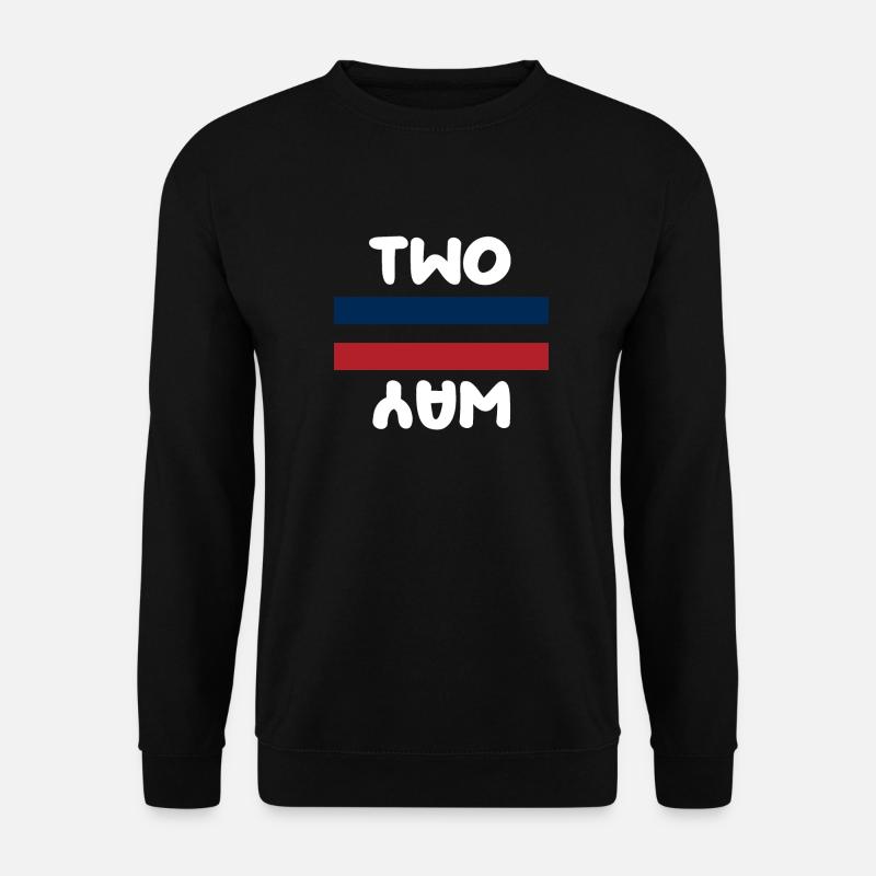 Two-Way - Unisex Sweatshirt - black