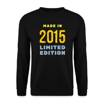 2015 - Unisex Sweatshirt - black - Front - Alina (178cm) & Michal (187cm)