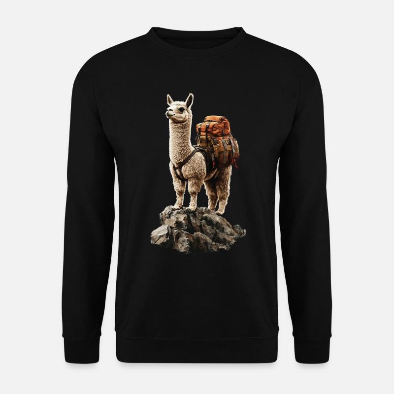 Alpaka - Unisex Pullover - Schwarz