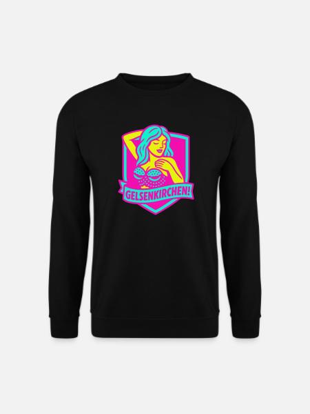 Gelsenkirchen Superstar in pink - Unisex Sweatshirt - black
