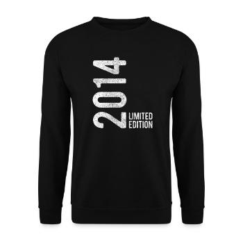 11. Geburtstag Junge Mädchen 11 Jahre 2014  - Unisex Pullover - Schwarz - Vorne - Alina (178cm) & Michal (187cm)